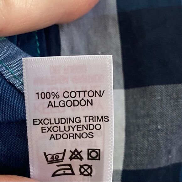 Dunnes plaid button down shirt - Picture 3 of 3